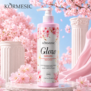 KORMESIC - Loción Corporal Glow Sakura de 500 ml con Certificación Bpom, Niacinamida, Iluminadora, para Mujer, Halal, Natural - Product Image 1
