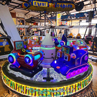 Carrousel à moteur électrique intérieur/extérieur personnalisable Kids Corusel Merry-Go-Round Home Use Shopping Calls Made Durable