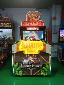 Inmersivo Parque Jurásico <span class=keywords><strong>Tirador</strong></span> de dinosaurios Pantalla HD de 42 "Gabinete de Arcade que funciona con monedas Pistola de luz Máquina de simulador de video de arcade - Product Image 6