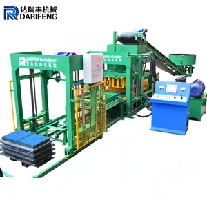 Fully Automatic Cement Interlock Block Machine production line qt4-18 price list of concrete block making machine