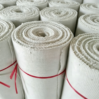 Tissu en fibre céramique haute résistance pour l'isolation des joints à haute température, avec une excellente capacité de rétention de chaleur et des propriétés ignifuges