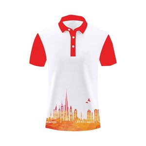 เสื้อโปโลสั่งทำพิเศษ แห้งเร็ว ระบายอากาศได้ดี เสื้อกอล์ฟใส่สบาย เสื้อยืดสีพื้นสำหรับงานทางการและกิจกรรมกลางแจ้ง - Product Image 1