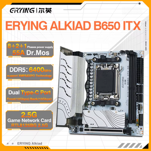 Erying b650i ITX Máy tính để bàn Bo mạch chủ <span class=keywords><strong>DDR5</strong></span> RAM 2 * pcie4.0x4 M.2 SATA hỗ trợ <span class=keywords><strong>AMD</strong></span> cho Ryzen 7000/8000/9000 Series CPU Intel thương hiệu - Product Image 3