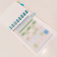 Großhandel Leder-Hardcover Disc-Planner Notizbuch Papier Metall-Disc-Ringe Lose Blätter 80 Blatt Herzförmiges Design Individuelles Logo