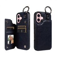 Étui portefeuille en cuir PU CaseMe pour 14 Pro Max avec design antichoc et fonction magnétique à clapet, sac OPP