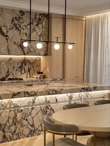 SH STONE Calacatta Viola Marble <strong>Countertop</strong> Modern Design Benchtop Custom Villa Kitchen Island Luxury Marble Slab for <strong>Countertops</strong> - Product Image 5