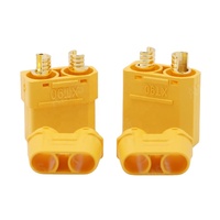 Ensemble de connecteurs de batterie Amass XT90 XT90H, 4,5 mm mâle/femelle, plaqué or, fiche banane pour batterie Lipo RC