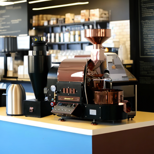 เครื่องคั่วกาแฟไฟฟ้าขนาด 2 กก. สำหรับใช้ในบ้าน พร้อมตัวตั้งเวลา  แบบดรัม  รับประกันคุณภาพ  และเครื่องคั่วกาแฟเชิงพาณิชย์ขนาด 1 กก. - Product Image 1