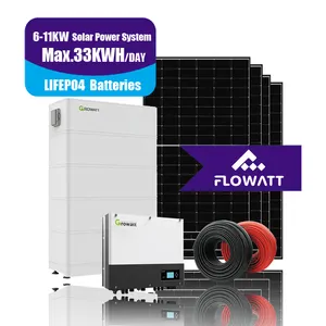 Venta caliente en stock Flowatt 10 KW Sistema completo de almacenamiento de energía solar híbrida para torre de energía