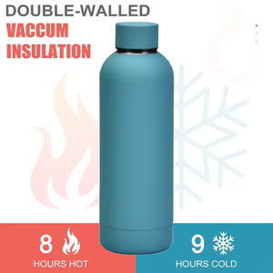 Bouteille d'eau isotherme personnalisée 500 ml 750 ml, bouteille d'eau de sport, thermos à vide à petite ouverture, bouteille en acier inoxydable - Product Image 4