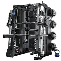Machine Smith pliable en métal robuste, entraîneur complet, rack à squats, rack à développés, combinaison de gym multifonctionnelle