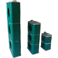 LeHang OEM Collier de serrage en plastique multicouche empilable léger pour tubes hydrauliques rigides et flexibles à huile, diamètre intérieur max. 42 mm