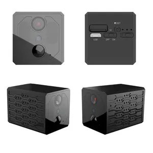 Fuers — Mini caméra de sécurité domestique Wifi, caméra à faible consommation de puissance, batterie 2600mAh, capri, Vision nocturne, détection thermique humaine