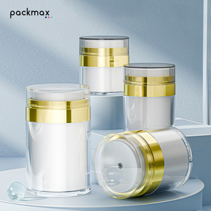 PMMA Cylinder Airless Pump 15-100g Refillable Lotion <b>Face</b> Cream & <b>Sunscreen</b> Cosmetic Bottle - Product Image 5