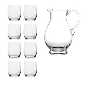 Crystalex Crystal Pitcher Set 11 Piece 300ml Juice Cups And Pitcher For Business Gift - Product Image 1