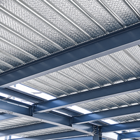 Plancher en acier profilé galvanisé |   Panneau métallique porteur pour plateformes de stockage en mezzanine et projets de construction