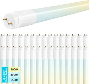 أنبوبة CCT 85-265V ، 3 ألوان, اختر أنبوبية T8 ، 9 واط ، 18 واط ، 24 واط ، G13 ، 3000K ، 4000K ، 6500K ، K