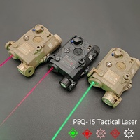 PEQ 15 Tactique Laser Rouge, Lumière Blanche et Projecteur IR, Pointeur Laser d'Extérieur Lumière Rouge Scout