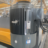 Machine de calibrage continu à double tête JULUN pour le nivellement des dalles de granit, épaisseur fixe, 30 kW, 380 V, max 100 mm