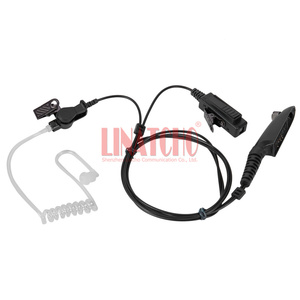 Bonne qualité noir talkie-walkie acoustique clair Tube GP338 GP328 GP680 GP1280 Radio longue PTT MIC écouteur - Product Image 4