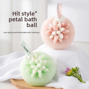 High-End Women's Modern Ultra-Soft PU Bath Flower with Suction Cup Non-Scattering Bubble Bath Artifact <b>Scrubbing</b> - Product Image 5
