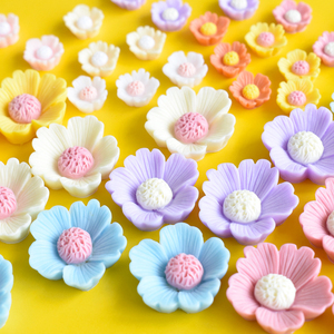 Miniatures de fleurs en résine, accessoires artisanaux pour la création de bijoux, épingles à cheveux, broches, DIY, coques de téléphone, aimants de réfrigérateur - Product Image 4