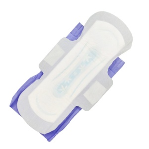 Serviettes hygiéniques jetables en coton biologique entièrement naturel, super absorbantes, avec ailettes anti-fuites, écologiques, marque propre, best-seller - Product Image 2
