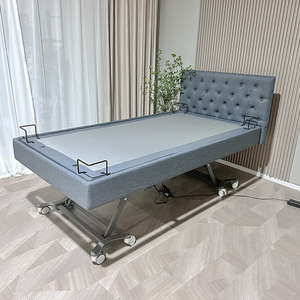 Новый стиль 2023, регулируемая кровать для престарелых с подвижными поручнями, современный дизайн, для дома и больницы, больничная медицинская кровать - Product Image 3