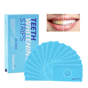 Hot Sale 28 Pouches Oem Private Label Tooth Strip Teeth Whitening Strips
