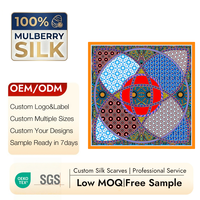 2026 Foulard carré de luxe en soie sergé 100% Soie de mûrier pour femme, bord roulé à la main, faible MOQ, personnalisable
