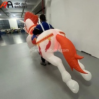 Costume gonflable géant licorne à chevaucher pour défilés, événements, décorations, publicité, et modèles de chevaux gonflables ambulants