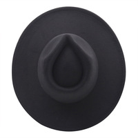 Topi Fedora Lebar Berlogo Kustom OEM Vintage untuk Wanita Pria, Topi Jazz Felt Hangat Musim Gugur Musim Dingin untuk Pernikahan, Gereja, Santai, dan Aktivitas Luar Ruangan