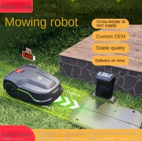 Tondeuse à gazon robotisée industrielle haute performance 1800W, contrôle intelligent, alimentation électrique 21V, pour cour et allée