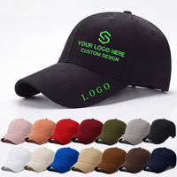 Gorra de Béisbol Personalizada 100% Algodón con Logotipo Bordado, 6 Paneles, Estructurada, Visera Curva, Unisex, Venta al Por Mayor, OEM
