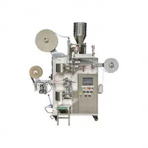 Vendita calda macchina confezionatrice per bustine di tè interna ed esterna auotmatica