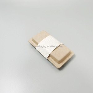 Scatola/Vassoio Cosmetico Personalizzato in Polpa di Carta di Bagassa di Canna da Zucchero Vergine Ecologica con Imballaggio Biodegradabile - Product Image 6