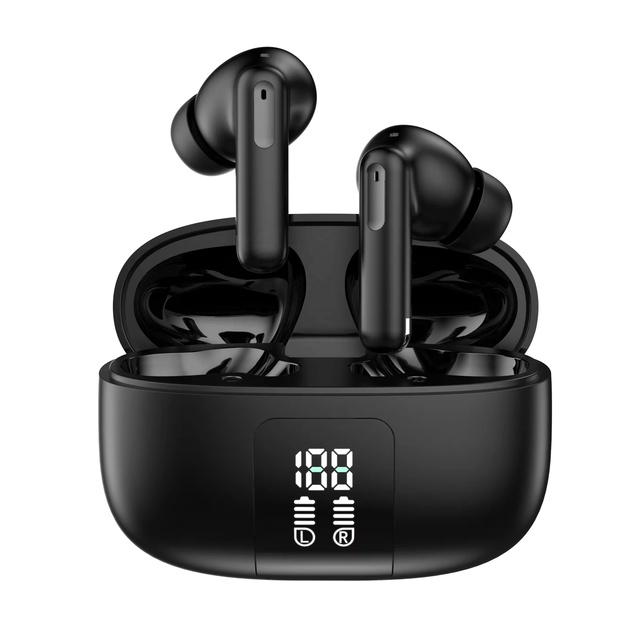 Daily Commutes Workouts and Leisure Time High - Performance With LED Display and Long Battery Life Wireless Bluetooth Earbuds