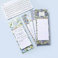 Bloc-notes magnétique pour réfrigérateur avec aimant, papeterie promotionnelle de marque, cadeaux d'entreprise, programmes de vente au détail