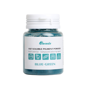 Cocosir seguro para el consumo pigmento soluble en aceite azul-verde en polvo pastelería Mousse arena soplada <span class=keywords><strong>Fondant</strong></span> crema lápiz labial Macaron - Product Image 1