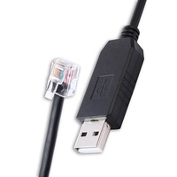 Cable USB serie Uart a RJ12 6P6C EQMod EQDir para conectar PC a Skywatcher AZGTi, soporte de controlador manual