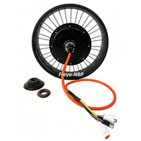 Moteur de moyeu de vélo électrique 20/26 pouces x 4.0, largeur 100 mm, pour pneus larges, QS205 50H V3 72V5000W, déport de roue 150/170/190 mm, pour vélo SUPER-73