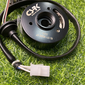 Juego de Motor de Motocicleta de Acero Inoxidable de Alta Velocidad CSRK Cygnus de Diseño Clásico con Ventilador de Refrigeración de Disco (Verde/Negro) - Product Image 3