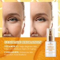 Sérum au collagène de marque privée pour le visage sérum au collagène et à la vitamine C blanchissant et hydratant revitalisant pour le visage anti-âge