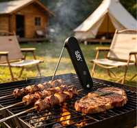 Thermomètre à lecture instantanée en 0,5 seconde Haute précision 0,5 ° Thermomètre numérique à affichage LED avec arrêt automatique pour la cuisson de la viande, les grillades, le barbecue, OEM