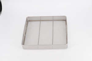 ตะกร้าเก็บของสแตนเลสแบบปรับแต่งได้ตะกร้าตาข่ายโลหะตะกร้าทำความสะอาดและฆ่าเชื้อโรคด้วยอัลตราโซนิก - Product Image 3