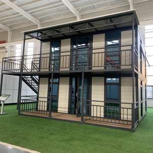 منزل حاويات جاهز قابل للتوسيع بطول 20 قدم و40 قدم، منزل مسبق الصنع بـ2 و4 و5 غرف نوم، مبنى نمطي جاهز للسكن - Product Image 2