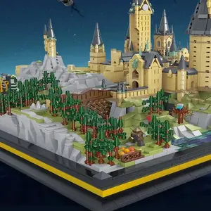 7580 Uds MORK 032102 Academia de magia técnica modelo Harry películas Street View serie <span class=keywords><strong>Castillo</strong></span> mágico DIY bloques de construcción ladrillos - Product Image 5