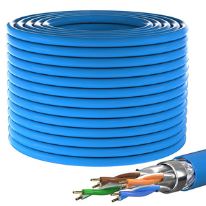 Cat7 Ethernet 305M SFTP LAN <b>Cable</b> Cat7 BC Copper 23awg <b>Communication</b> Wire Network <b>Cables</b> - Product Image 1