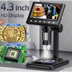 Microscopio Digital LCD de 4.3 Pulgadas en Stock de Fábrica, Microscopio Electrónico para Reparación de PCB e Inspección Industrial DM7 - Product Image 3
