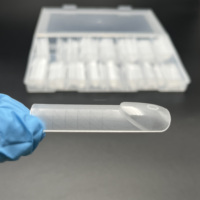 Nouvelles capsules d'ongles carrées à double forme pour extension, avec ligne de guide française, pour manucure de qualité salon, à effet 3D stéréo superposé, pour une pose intelligente et facile.